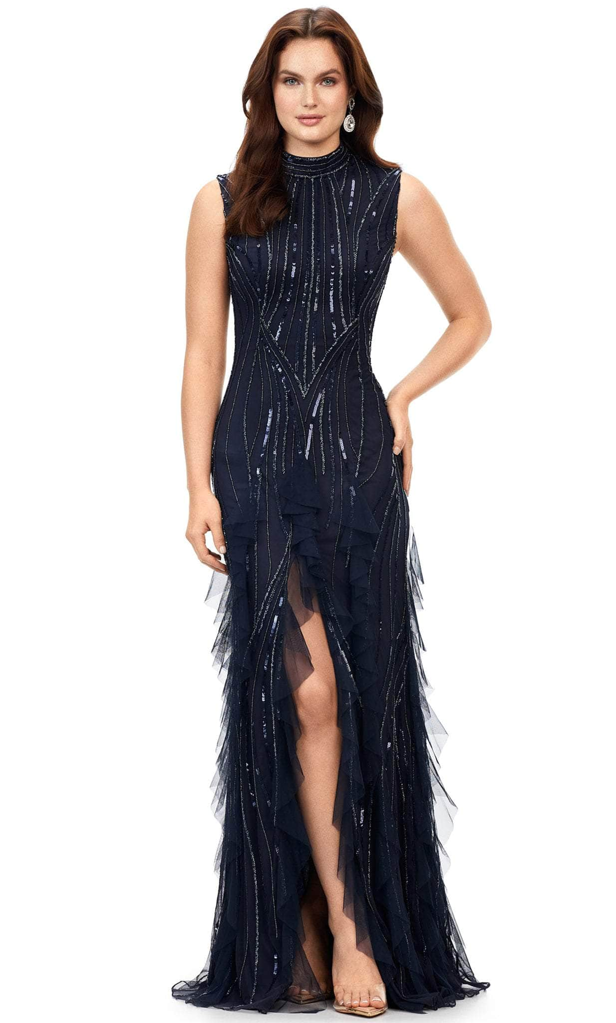 High Neck Flapper Dress