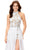 Ashley Lauren 11354 - Beaded Halter Romper With Overskirt Special Occasion Dress