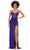 Ashley Lauren 11369 - Plunging Sweetheart Beaded Prom Gown Prom Dresses 0 / Purple