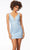 Ashley Lauren 4557 - Sequin Accent Cocktail Dress Special Occasion Dress 0 / Sky