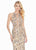 Ashley Lauren - Ornate Halter Sheath Evening Dress 1563 - 1 pc Multi/Nude In Size 6 Available CCSALE 6 / Multi/Nude