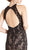 Aspeed Design - L1865 Sleeveless Halter Neck Evening Dress - 1 pc Black-Nude in Size M Available CCSALE M / Black-Nude