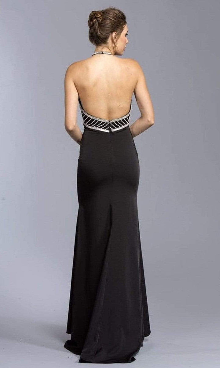 Aspeed Design - L1950 Halter A-Line Evening Dress – Couture Candy