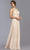 Aspeed Design - L2105 Embellished Halter Neck Chiffon Dress Prom Dresses XXS / Champagne