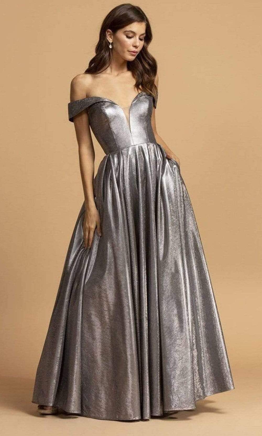 Chrome Prom Dresses