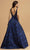 Aspeed Design - L2208 Appliqued Jacquard A-Line Dress Prom Dresses