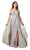 Aspeed Design - L2435 Glittered Fabric Fabulous Long Dress Prom Dresses XXS / Silver