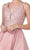 Aspeed Design - S2306 Embroidered Floral A-Line Short Dress Homecoming Dresses