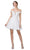 Aspeed Design - S2323 Beaded Off Shoulder Tulle Dress Homecoming Dresses XXS / Off White