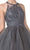 Aspeed Design - S2335 Appliqued Strappy Back Short Dress Homecoming Dresses