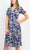 BCBG Generation GU07D23 - Short Sleeve Floral Casual Dress Cocktail Dresses