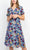 BCBG Generation GU07D23 - Short Sleeve Floral Casual Dress Cocktail Dresses