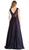 Beaded Lace V-neck A-line Evening Dress Dress