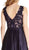 Beaded Lace V-neck A-line Evening Dress Dress