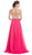 Bedazzled Illusion Bateau A-line Prom Dress Dress