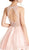 Bedazzled Illusion Halter Aline Homecoming Dress Homecoming Dresses