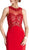 Bedazzled Jewel Neck Sheath Evening Dress Dress