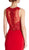 Bedazzled Jewel Neck Sheath Evening Dress Dress