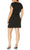 Betsey Johnson FM03K32 - Embellished Shoulders Short Sleeved Short Dress Cocktail Dresses