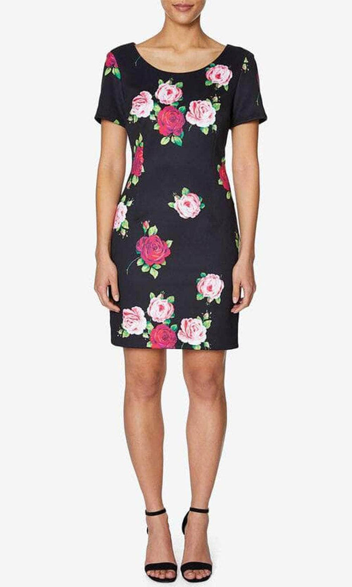 Betsey Johnson FQ05K43 - Scoop Floral Print Cocktail Dress Special Occasion Dress