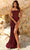 Blush by Alexia Designs 20538 - Strapless Sequin Prom Dress Evening Dresses 0 / Sangria