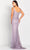 Cameron Blake 119662W - Laced Sleeves Formal Gown Evening Dresses