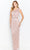 Cameron Blake 120610W - Lace Jewel Neck Long Dress Evening Dresses