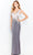 Cameron Blake 120611W - Dual Toned Evening Gown Evening Dresses