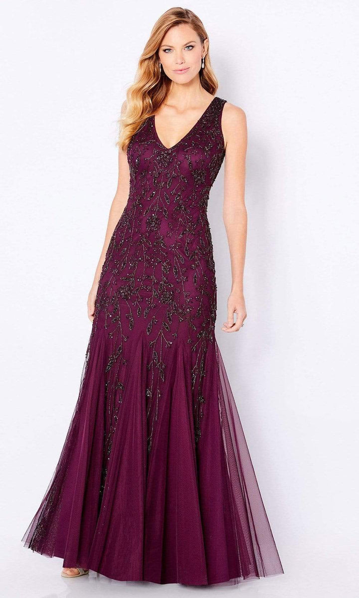 Cameron Blake - 221684 Beaded Evening A-line Gown – Couture Candy