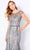 Cameron Blake - 221685 Foliage Motif Sheath Evening Dress Mother of the Bride Dresses