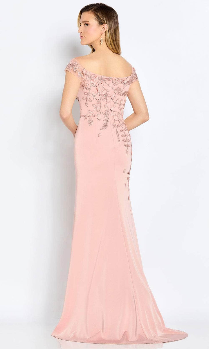 Cameron Blake CB102 - Off Shoulder Sheath Evening Gown – Couture Candy