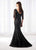 Cameron Blake - Quarter Length Sleeves Mermaid Gown 218601W - 1 pc Cranberry in Size 20W Available CCSALE 20W / Cranberry