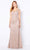 Cameron Blake - Sleeveless Column Formal Gown 221682 - 1 pc Light Taupe In Size 12 Available CCSALE 12 / Light Taupe
