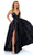 Cecilia Couture 1539 - V-Neck Sleeveless Prom Dress Special Occasion Dress 0 / Black