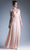 Cinderella Divine 1010 - Crisscross Neck Ruch Bod Chiffon Gown Special Occasion Dress