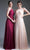 Cinderella Divine 13032 - Simple Thin Strapped Halter Dress Special Occasion Dress 4 / Peach