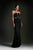 Cinderella Divine - 13162 Sheer Fitted Side Embellished Mermaid Gown Special Occasion Dress