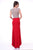 Cinderella Divine - 8115 Beaded Scoop Sheath Evening Gown Evening Dresses