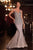 Cinderella Divine B718 - Beaded Mermaid Gown Prom Dresses 2 / Silver