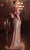 Cinderella Divine - Bejeweled Off Shoulder Prom Dress CH167 - 1 pc Gold In Size L Available CCSALE