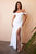 Cinderella Divine Bridal - CD930 Off Shoulder High Slit Sheath Jersey Dress Wedding Dresses