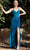 Cinderella Divine CC1618 - Glitter Jersey V-Neck Prom Dress Prom Dresses 2 / Teal