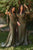 Cinderella Divine - CD0168 Plunging V-Neck Long Sleeve Mermaid Gown Evening Dresses