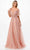 Cinderella Divine CD0197 - Off Shoulder Tulle Long Gown Evening Dresses