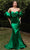 Cinderella Divine CD983C - Puff Sleeve Long Gown Special Occasion Dress