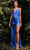 Cinderella Divine - Draped Satin Prom Dress CD231 CCSALE