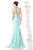 Cinderella Divine - J727 Beaded Halter Sateen Trumpet Dress Evening Dresses