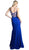 Cinderella Divine - JS0403 Bead Embroidered Jersey Sheath Prom Dress CCSALE