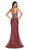 Cinderella Divine - Sleeveless V-Neck Glitter Lace Mermaid Gown ML934 CCSALE