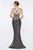 Cinderella Divine - Sleeveless V-Neck Glitter Lace Mermaid Gown ML934 CCSALE